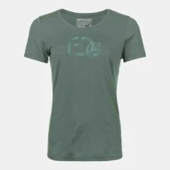 Ortovox 120 Cool Tec Leaf Logo TS Bergshirt Damen