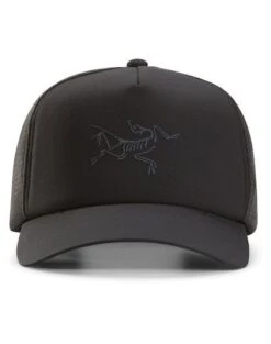 Arc'teryx Bird Trucker Curved Cap -Outdoor-Ausrüstung bird trucker curved brim hat black 1