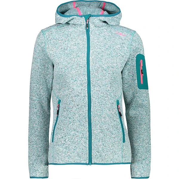 CMP Knitted Melange Fleece Jacke Damen 3 CMP Knitted Melange Fleece Jacke Damen