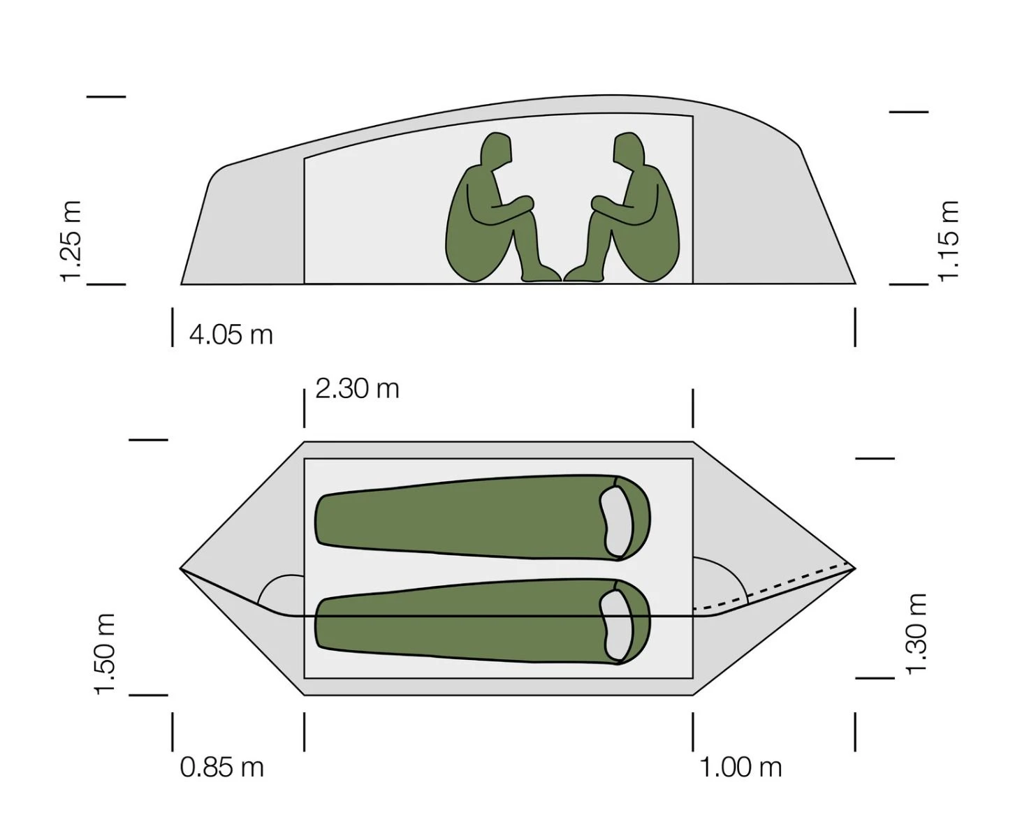 Exped Mars II Extreme 4 Exped Mars II Extreme – Bild 2