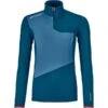 Ortovox Fleece Light Zip Neck-Pullover Damen 1 Ortovox Fleece Light Zip Neck-Pullover Damen -Outdoor-Ausrüstung fleece light zip damen blue 1