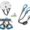 Klettersteigset LACD Via Ferrata Pro Evo 2.0+ Salewa Via Ferrata Light + Salewa Toxo Kletterhelm