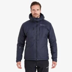 Montane Flux Jacket Bergjacke -Outdoor-Ausrüstung mflxjecl flux jacket eclipse blue 1