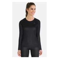 Odlo Active F-Dry Light Langarmshirt Damen -Outdoor-Ausrüstung odlo active f dry light long sleeve damen 3