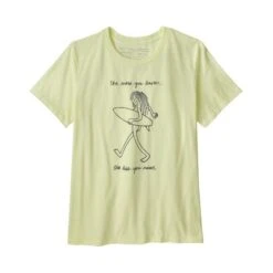 Patagonia Skinny Dip Trip Organic Crew T-Shirt Damen