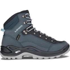 Lowa Renegade GoreTex Mid Bergschuh Damen -Outdoor-Ausrüstung renegade smoke blue