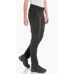 Schöffel Ascona Zip Off Hose Damen -Outdoor-Ausrüstung schoeffel ascone zipoff hose damen 5
