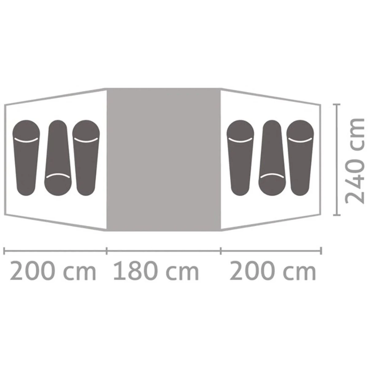 SALEWA Midway VI Familienzelt 4 SALEWA Midway VI Familienzelt – Bild 2