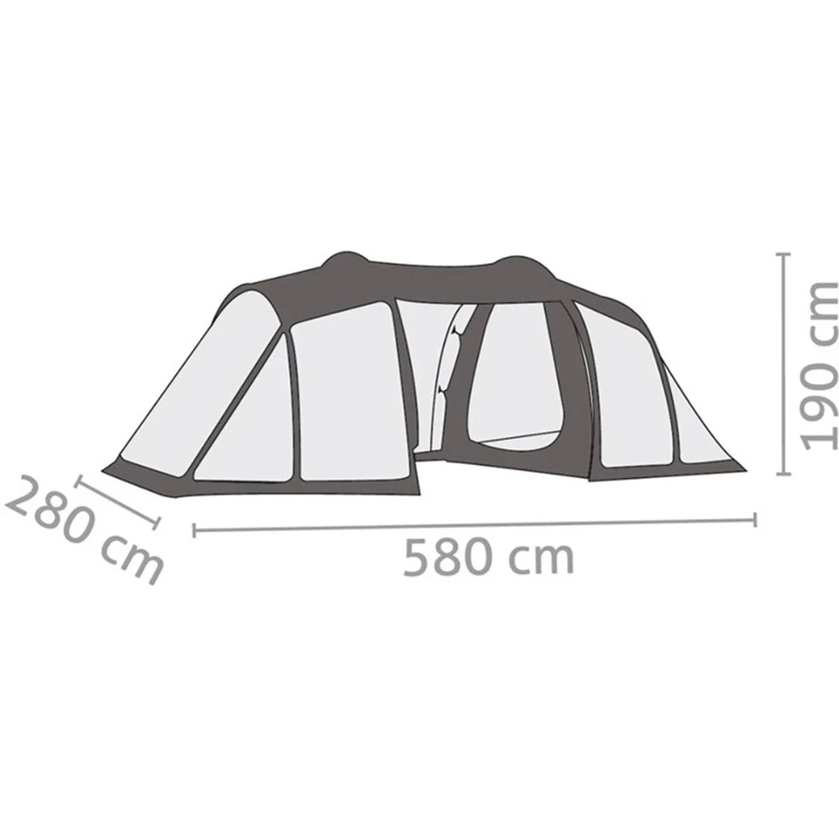 SALEWA Midway VI Familienzelt 5 SALEWA Midway VI Familienzelt – Bild 3