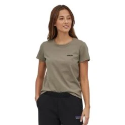 Patagonia P-6 Mission Organic T-Shirt Damen -Outdoor-Ausrüstung wbs22 37560 gdng sm1